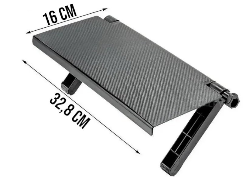 Prateleira Ajustável para TV com Suporte de Acessórios