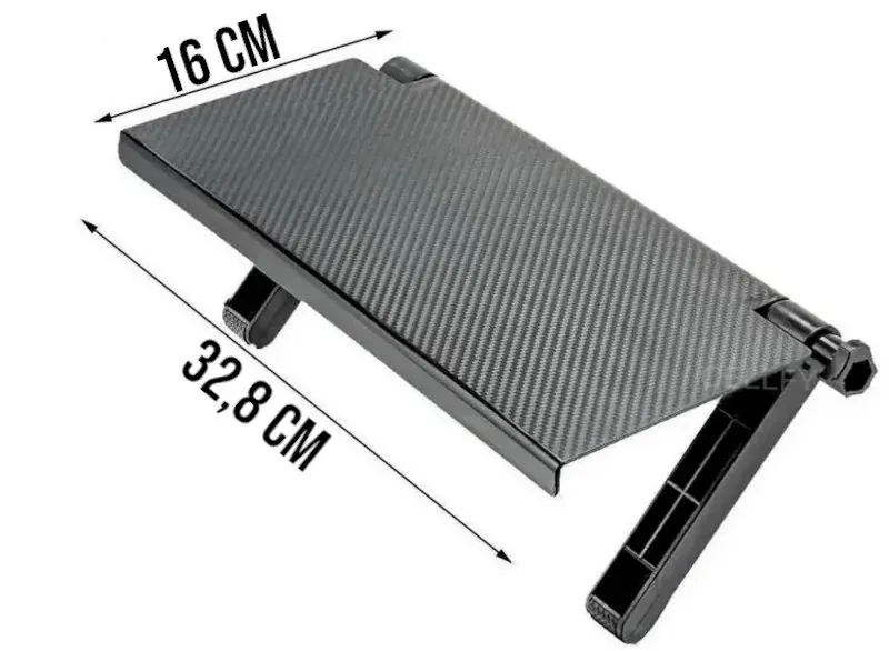 Prateleira Ajustável para TV com Suporte de Acessórios