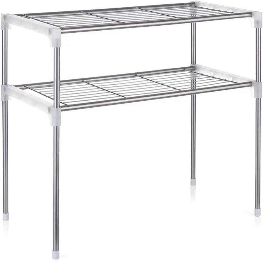 Prateleira de Metal Ajustável para Cozinha e Banheiro - Imagem 6