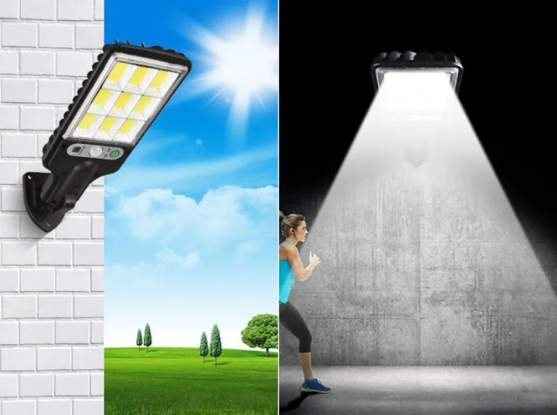 Refletor Solar LED com Sensor para Jardim IP65