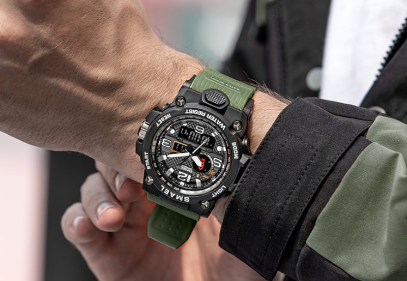 Relógio Esportivo Masculino Militar à Prova d'Água