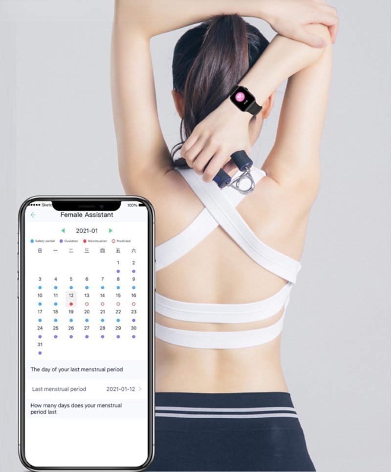 Relógio Inteligente Bluetooth IP67 com Tela Touch