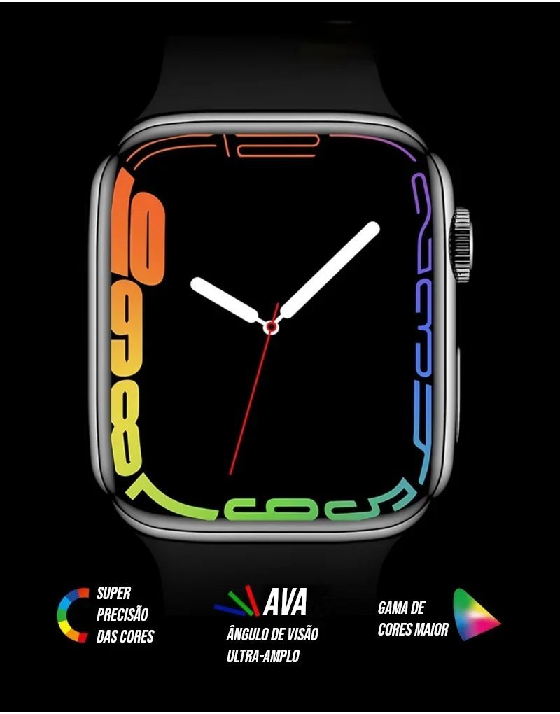 Relógio Inteligente Bluetooth IP67 com Tela Touch