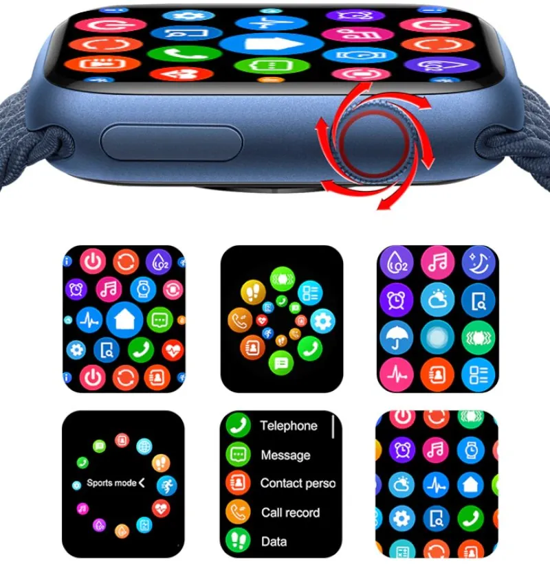 Relógio Inteligente Bluetooth IP67 com Tela Touch