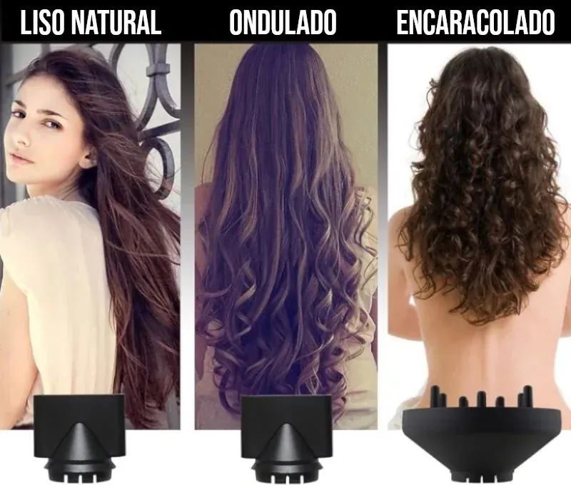 Secador de Cabelo Profissional Iônico Silencioso