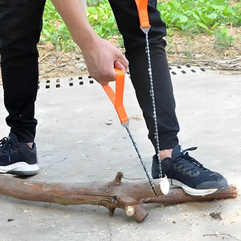 Serra de Corrente Manual Portátil para Poda e Acampamento