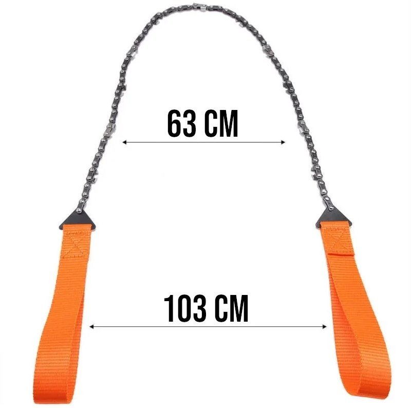 Serra de Corrente Manual Portátil para Poda e Acampamento