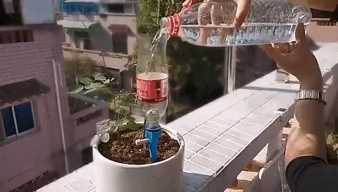 Kit de Irrigação Automática com Gotejadores para Vasos