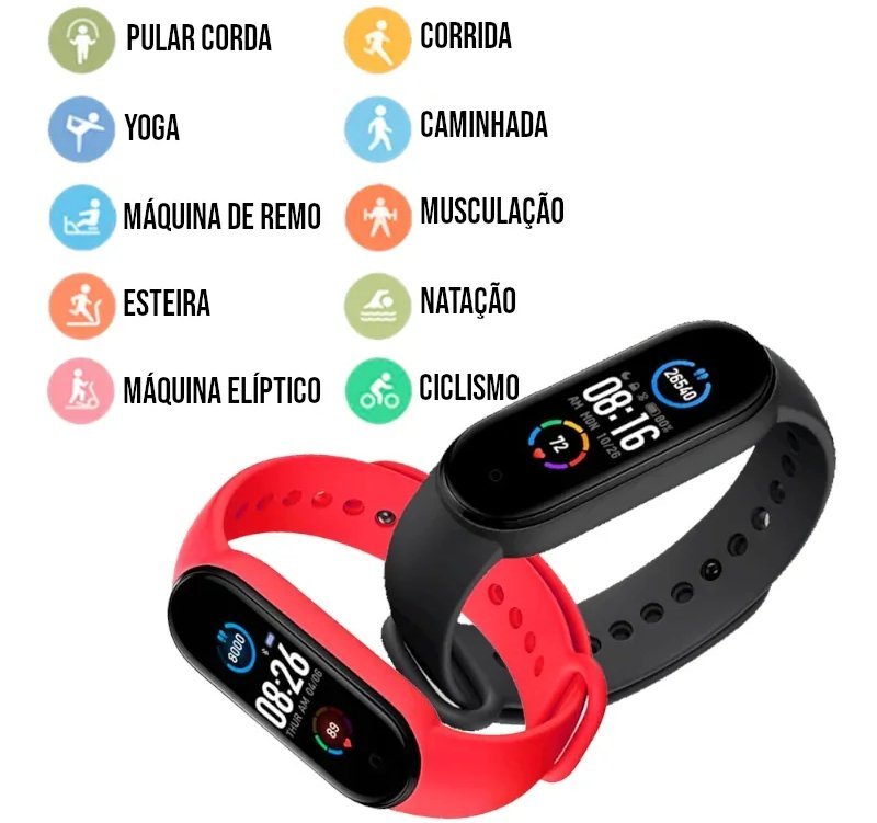 Smartwatch Xiaomi Mi Band Versão Global Original