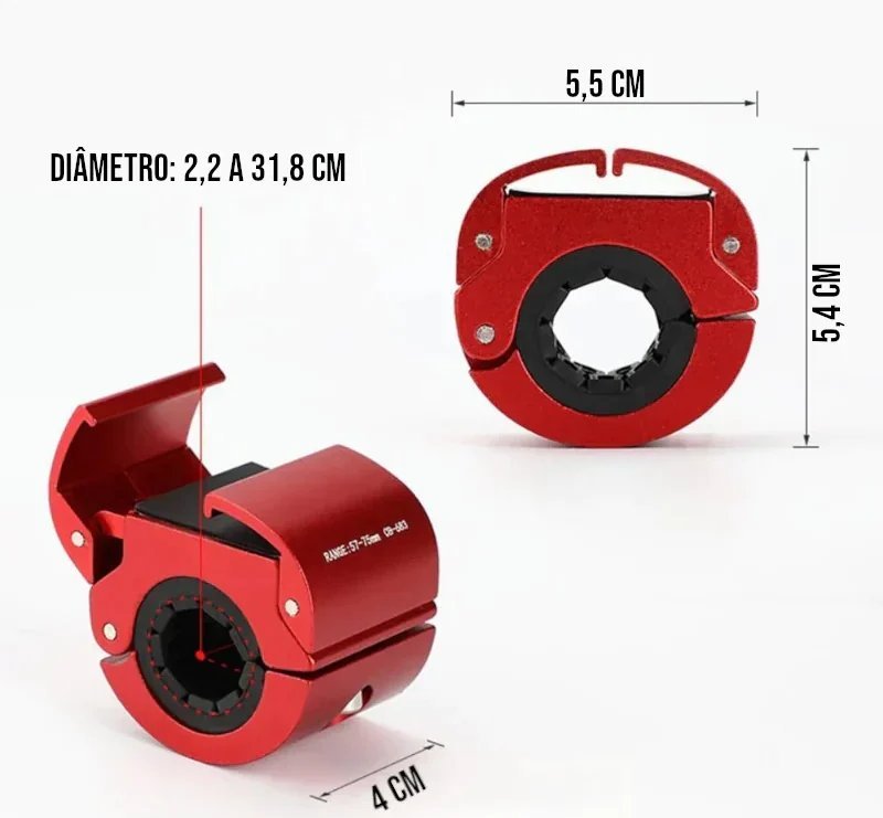 Suporte Celular para Guidão de Moto e Bicicleta