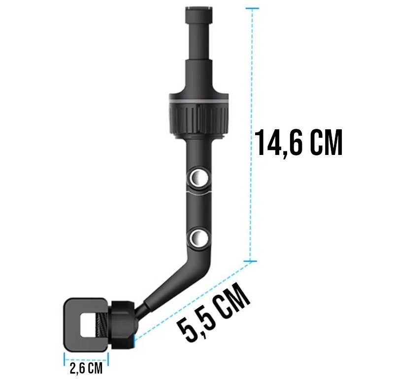 Suporte Veicular para Celular com Rotação 360