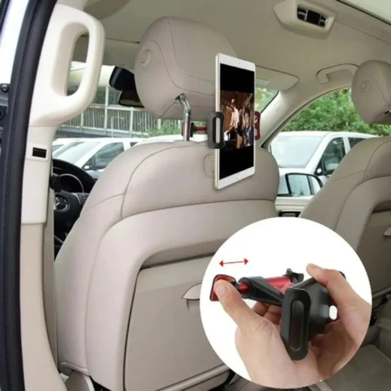 Suporte Veicular para Tablet e Celular Encosto Cabeça