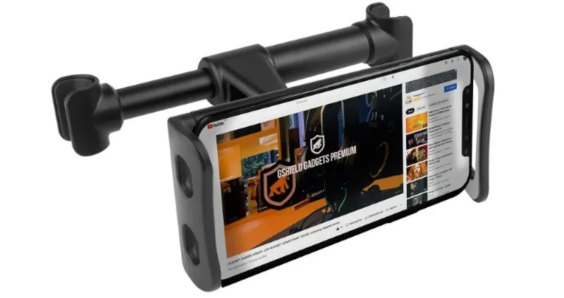 Suporte Veicular para Tablet e Celular Encosto Cabeça