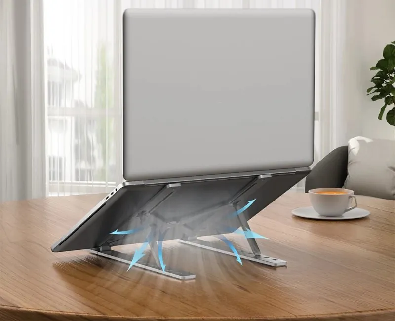 Suporte para Notebook Dobrável Ergonômico Portátil - Imagem 5