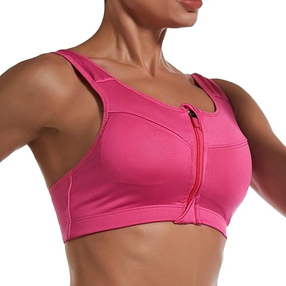 Top Esportivo Feminino de Alta Sustentação com Bojo