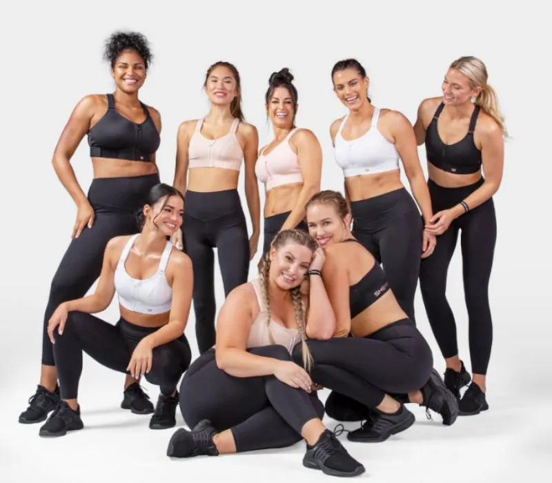 Top Esportivo Feminino de Alta Sustentação com Bojo