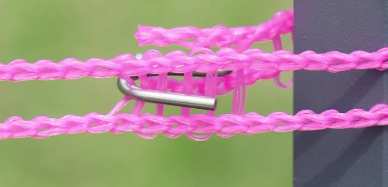 Varal Portátil de Nylon Retrátil Resistente ao Vento