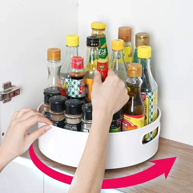 Bandeja Giratória Multiuso para Cozinha e Banheiro - Imagem 6