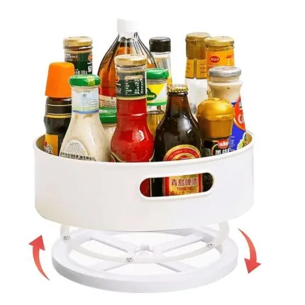Bandeja Giratoria Multiuso Para Cozinha E Banheiro