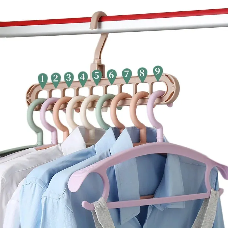 Cabide Mágico Organizador 9 Furos Compre 1 Leve 6 - Imagem 3