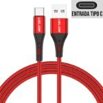 Cabo USB Tipo C 3 Metros Nylon com Carregamento Rápido - Imagem 7