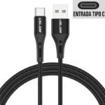 Cabo USB Tipo C 3 Metros Nylon com Carregamento Rápido - Imagem 6