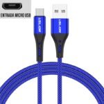 Cabo USB Tipo C 3 Metros Nylon com Carregamento Rápido - Imagem 4