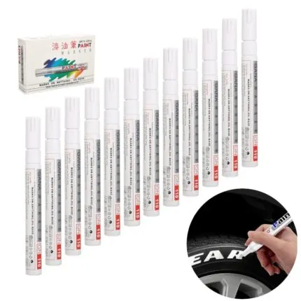 Canetas Brancas Para Pintar Letras De Pneus Compre 1 Leve 4
