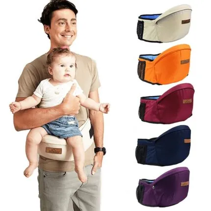 Canguru Ergonomico Com Assento Para Bebe