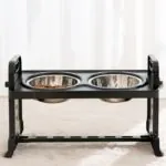 Comedouro Elevado Ajustável Duplo para Cães e Gato - Imagem 6