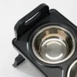Comedouro Elevado Ajustável Duplo para Cães e Gato - Imagem 3