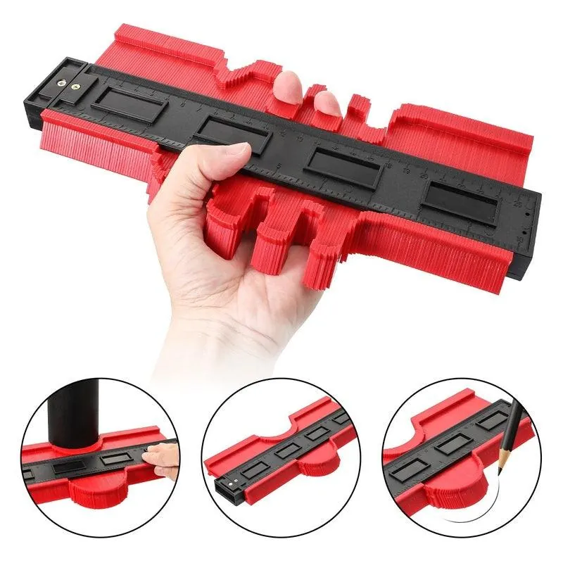Medidor de Contorno Régua de Perfil para Carpintaria - Imagem 5