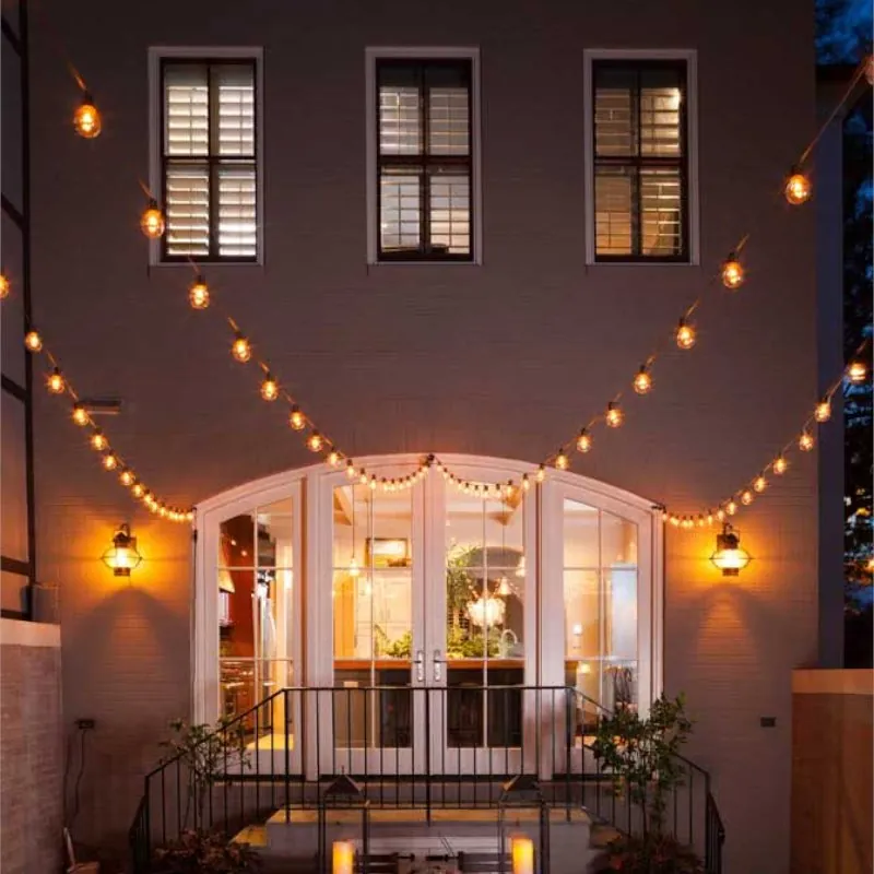 Cordão de Luz com 20 Lâmpadas para Área Externa - Imagem 7