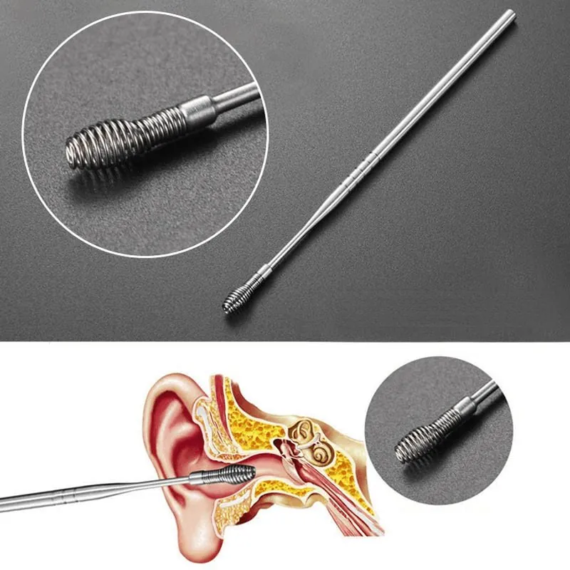Kit Removedor de Cera de Ouvido com 6 Peças Inox - Imagem 8