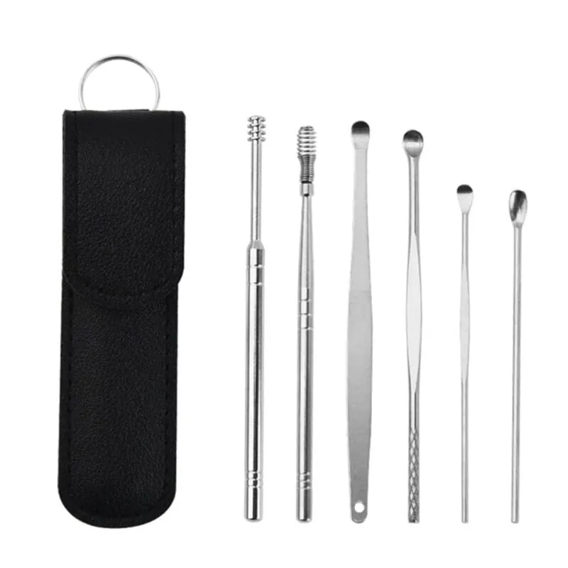Kit Removedor de Cera de Ouvido com 6 Peças Inox - Imagem 5