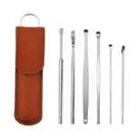 Kit Removedor de Cera de Ouvido com 6 Peças Inox - Imagem 4