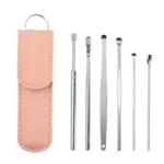 Kit Removedor de Cera de Ouvido com 6 Peças Inox - Imagem 3