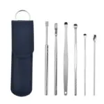 Kit Removedor de Cera de Ouvido com 6 Peças Inox - Imagem 2