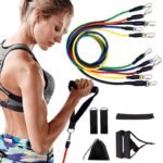 Kit Elásticos Extensores 11 Peças para Treino Funcional