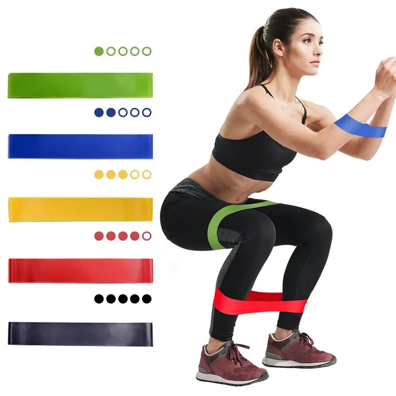 Kit Faixas Elásticas Thera Band 5 Níveis Resistência - Imagem 4