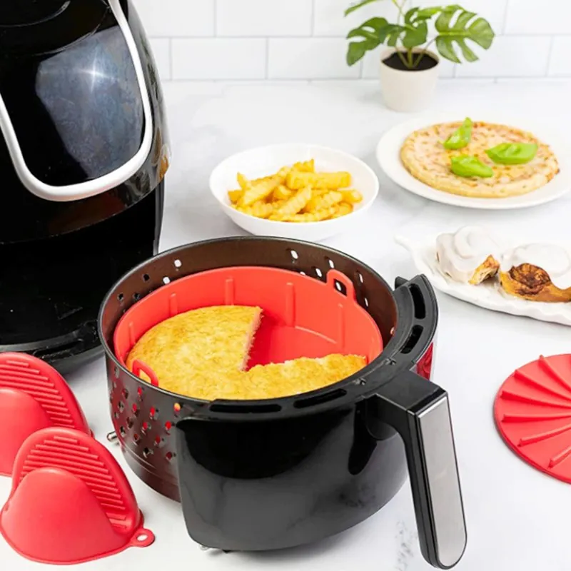 Forma de Silicone Antiaderente para Airfryer - Imagem 5