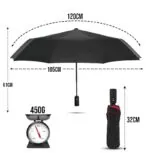 Guarda-Chuva Automático Reforçado com Proteção UV - Imagem 5