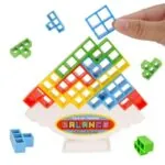 Jogo de Equilíbrio Infantil Torre Tetris Educativo