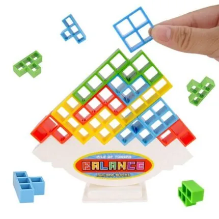 Jogo De Equilibrio Infantil Torre Tetris Educativo