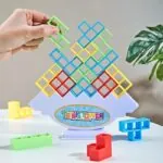 Jogo de Equilíbrio Infantil Torre Tetris Educativo - Imagem 4
