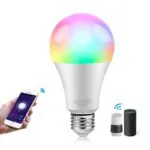 Lâmpada Inteligente LED Wi-Fi RGB com Controle por Voz