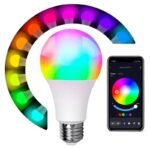 Lâmpada Inteligente LED Wi-Fi RGB com Controle por Voz - Imagem 6