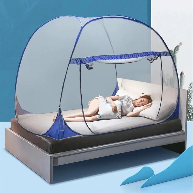 Mosquiteiro Portátil para Cama Solteiro e Casal - Imagem 6