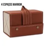 Organizador de Óculos Dobrável em Couro PU Portátil - Imagem 11
