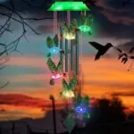 Luminária Solar Beija-Flor com Luzes Coloridas - Imagem 3